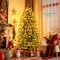 Green LED Christmas Tree 7ft Artificial PE PVC Tips App-Controlled Lights